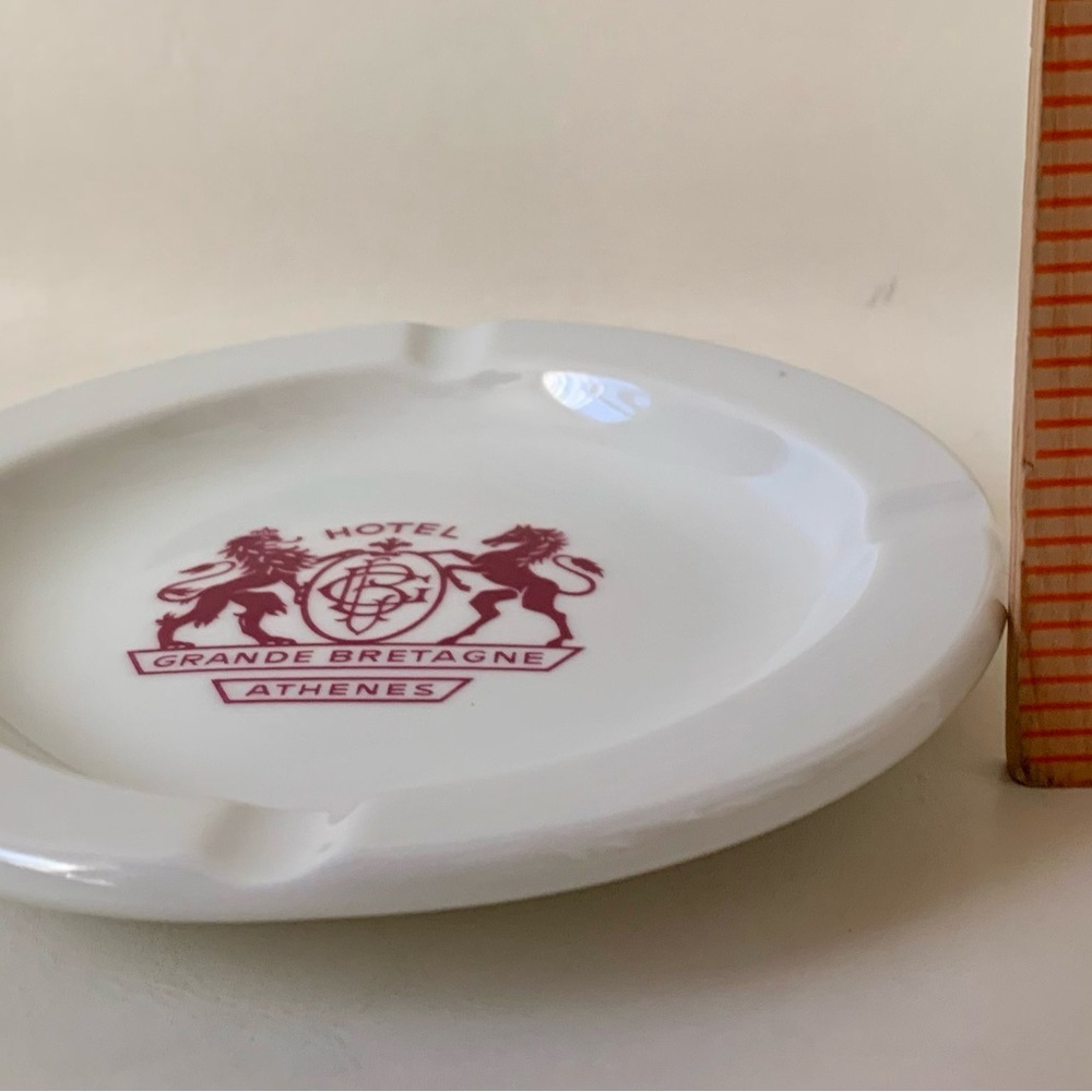 Vintage Grand Breatagne Athenes Hotel Greece Ashtray - Picture 2 of 10